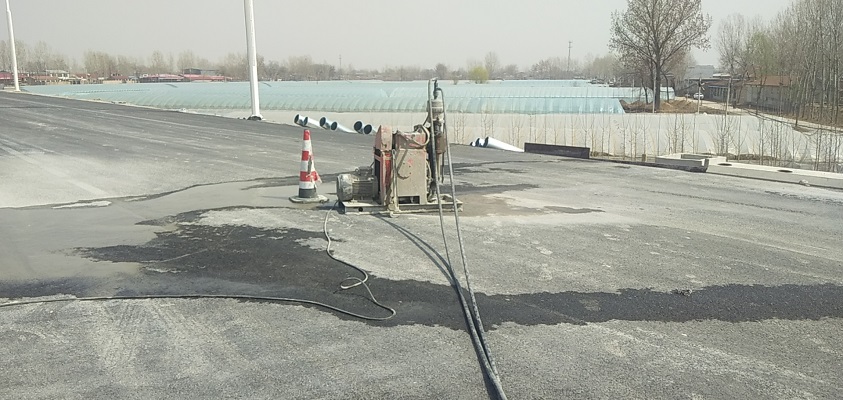 大厂道路回填土下沉注浆